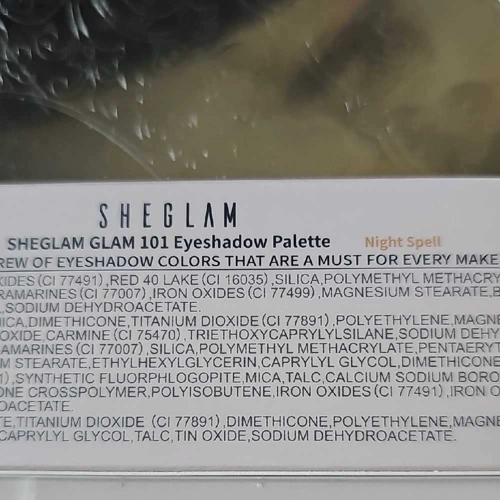 NIB Sheglam Glam 101 Eyeshadow Palette Night Spell Pinks & Peaches
